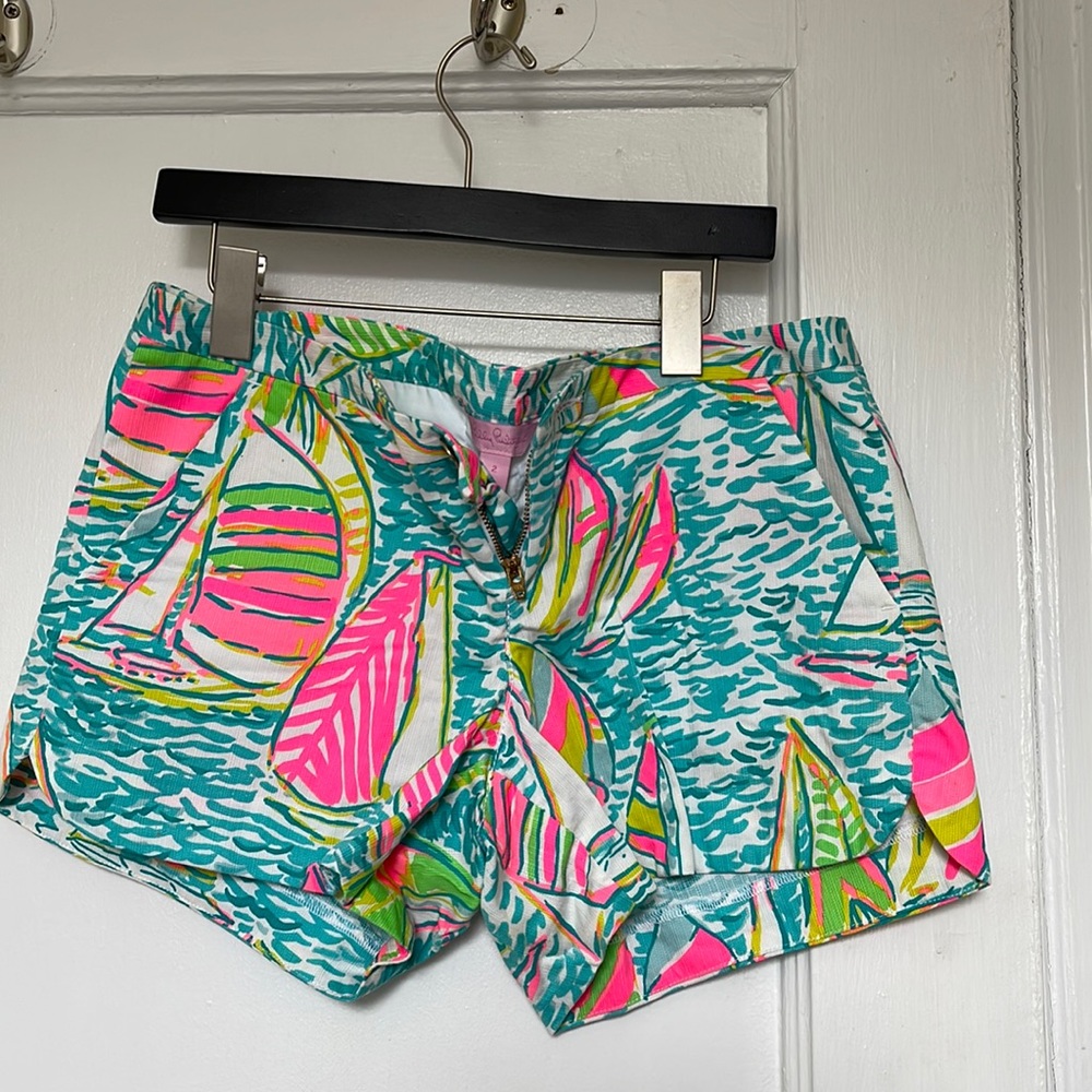 Lilly Pulitzer boat print shorts